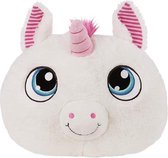 knuffel eenhoorn Fyala 30 x 25 cm pluche roze