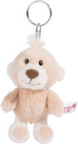 sleutelhanger Baby Bear junior 10 cm pluche wit