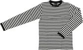 Apollo Verkleedshirt Stripes Heren Katoen Zwart/wit Mt Xxl