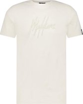 Malelions Men Essentials T-Shirt - Off-White - M