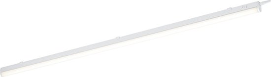 LED Keukenkast Verlichting - Torna Noram - 18W - Warm Wit 3000K - Rechthoek - Mat Wit - Kunststof