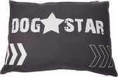 Lex & Max Dog Star - Hondenkussen - Rechthoek - Antraciet - 100x70cm