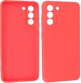 Samsung Galaxy S21 FE Hoesje Fashion Backcover Telefoonhoesje Rood