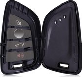 kwmobile autosleutelbehuizing voor BMW 3-4-knops Smart Key autosleutel - Sleutelbehuizing autosleutel - Sleutelhoes in hoogglans zwart
