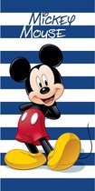 Disney Mickey Mouse Strandlaken Stripe - 70 x 140 cm - Katoen