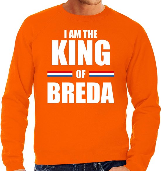 Vestiging dramatisch bijnaam Koningsdag sweater I am the King of Breda - heren - Kingsday Breda outfit /  kleding /... | bol.com