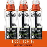 [Batch van 6] L'OREAL MEN EXPERT Deodorant Spray Shirt Protect Anti-sporen - 200 ml