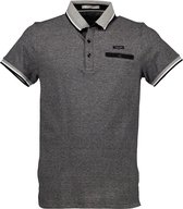 DEELUXE Poloshirt met contrasterende rand DREXLER Grey