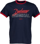 DEELUXE T-shirt met logo HYLTON Navy