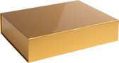 Cadeaudoos GOUD, 42,5x33,3x9,7cm (5 stuks)