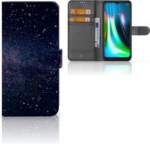 GSM Hoesje Motorola Moto G9 Play | E7 Plus Flip Cover Stars