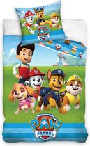 Carbotex Dekbedovertrek Paw Patrol Katoen 140 X 200 Cm Blauw