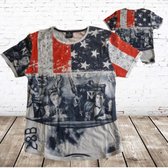 Heren t-shirt American stars -Violento-XL-t-shirts heren