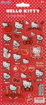 foliestickers Hello Kitty rood/wit 38 stuks