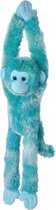 knuffel aap junior 51 cm pluche blauw