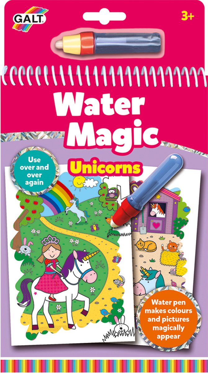Galt Waterkleurboek Water Magic Eenhoorn - Kleurboek - Galt