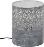 Design staande lamp cilindrisch Ø20 cm in metaal, kleur betongrijs