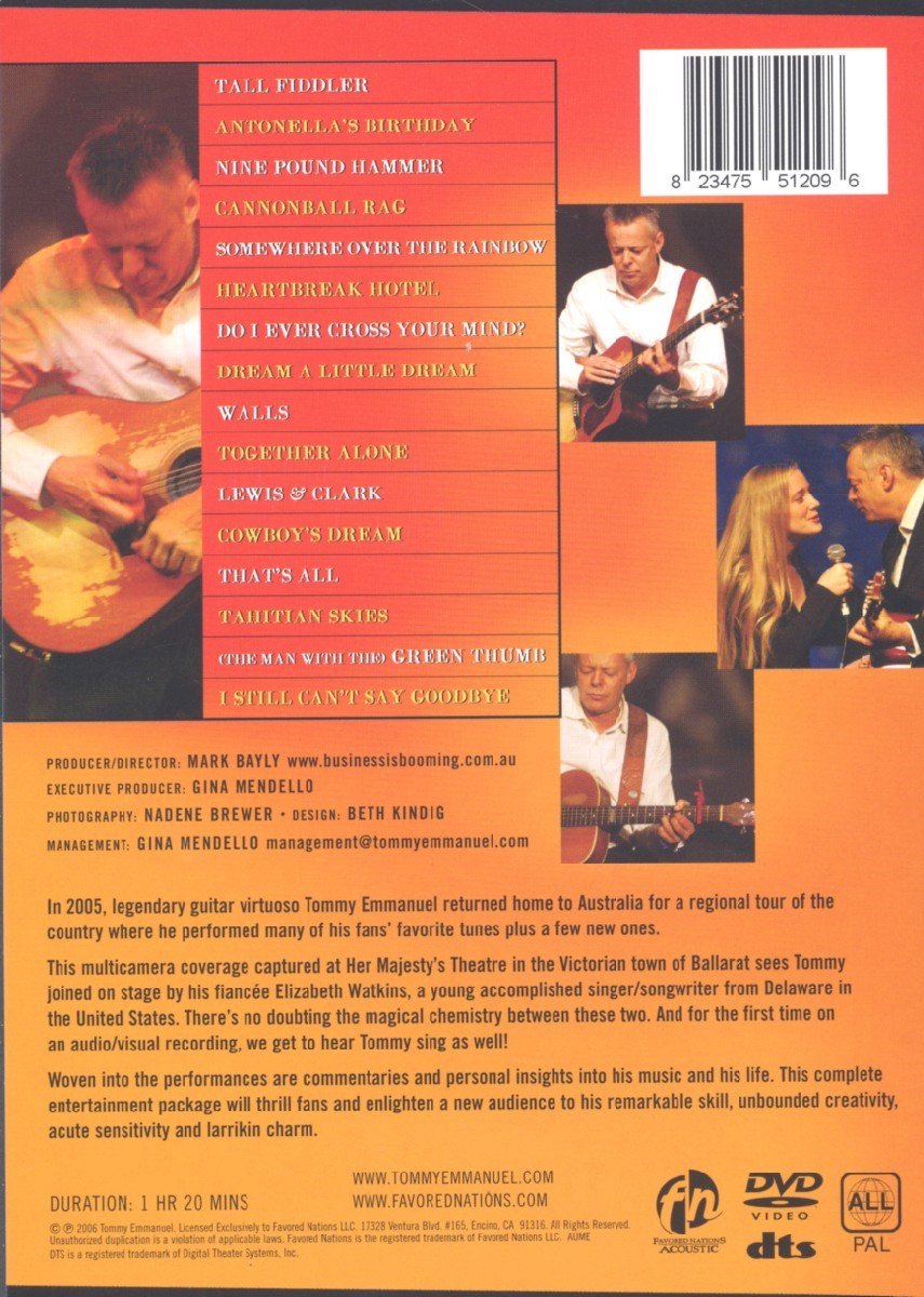 Live At Her Majestys Theatre | bol.com