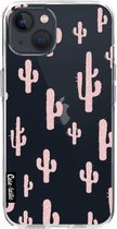 Casetastic Apple iPhone 13 Hoesje - Softcover Hoesje met Design - American Cactus Pink Print