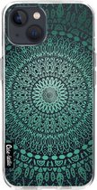 Casetastic Apple iPhone 13 Hoesje - Softcover Hoesje met Design - Chic Mandala Print