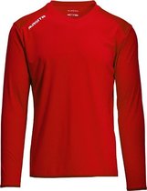Masita | Sportshirt Heren & Dames - Lange Mouw - Avanti - QuickDry Technologie - RED - 164