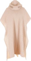 Herzen's Angelegenheit Dames Poncho Met Col Crème maat 36