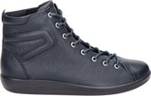 Ecco Soft 2.0 veterboots blauw Leer - Dames - Maat 41