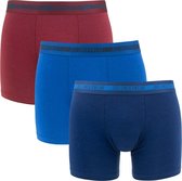 JBS bamboe 3P blauw & rood - L