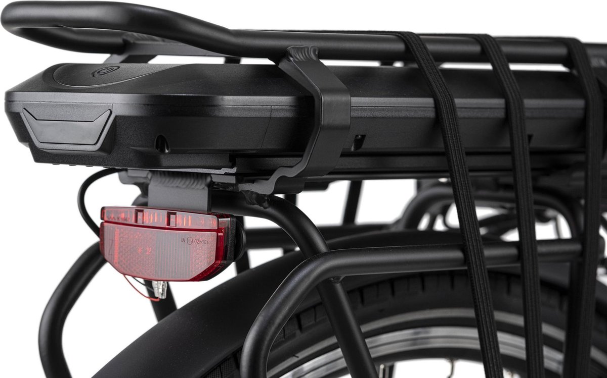 ADORE Versailles 28" E-Bike – Alu City Herren Pedelec, zwart, 250 Watt, Li-Ion 36V/10,4Ah, 7 versnellingen – foto 8