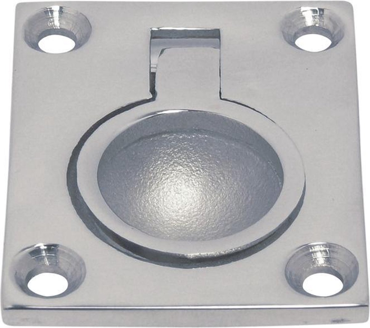 RVS Luikring 48 x 38 mm