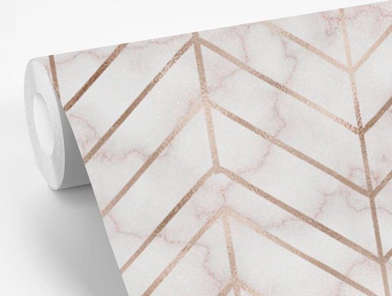 Papier peint - Papiers Papier peint photo Motifs - Luxe - Marbre - Largeur 300 cm x Hauteur 300 cm