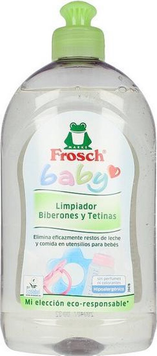Frosch Baby.  Frosch Baby Limpiador Biberones y Tetinas elimina