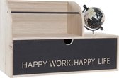 Multi-Functionele Organiser DKD Home Decor Paulownia hout (40 x 13 x 25 cm)