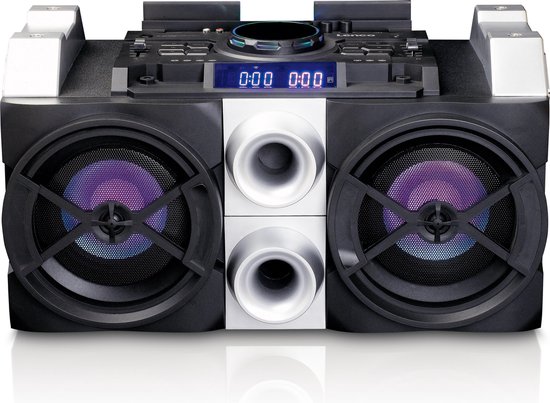 Lenco PMX-150 - Bluetooth Party Speaker Draadloos - DJ Mixer - Zwart