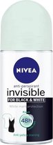 Deodorant Roller Black & White Invisible Fresh Nivea (50 ml)