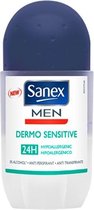 Deodorant Roller Men Dermo Sensitive Sanex (50 ml) (50 ml)
