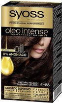 Permanente Kleur Olio Intense Syoss Nº 4,86 Bevroren kastanje