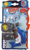 waterpistolen Happy Animals dolfijn blauw 2 stuks