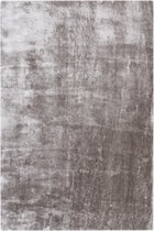 Hoogpolig glanzend vloerkleed Glossy- Zilver - 200x290 cm