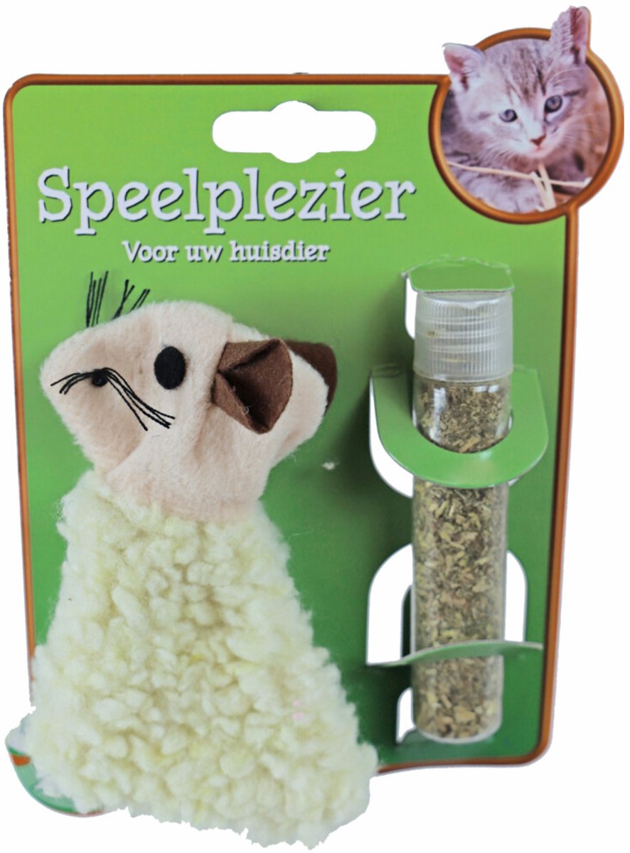 Boon Schaap met Catnip Vulbaar 12 cm