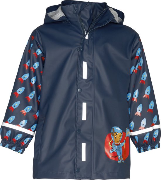 Playshoes regenjas Sweethearts met all over print roze/donkerroze Playshoes regenjas Sweethearts met all over print roze/donkerroze