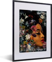 Cadre photo avec affiche - Abstrait - Femme - Nature - 30x40 cm - Cadre pour affiche