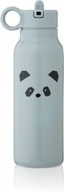 Waterfles Falk Water Bottle / 350ml Panda / Blue Fog | Liewood