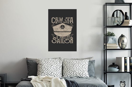 Stickers muraux - Film autocollant - Vintage - Voile - Chapeau - 40x60 cm - Film adhésif - Stickers muraux Chambre d'enfant - Papier peint autocollant