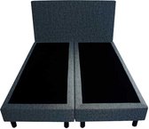 Bedworld Boxspring 200x210 - Geveerd - Velours - Petrol (ML76)