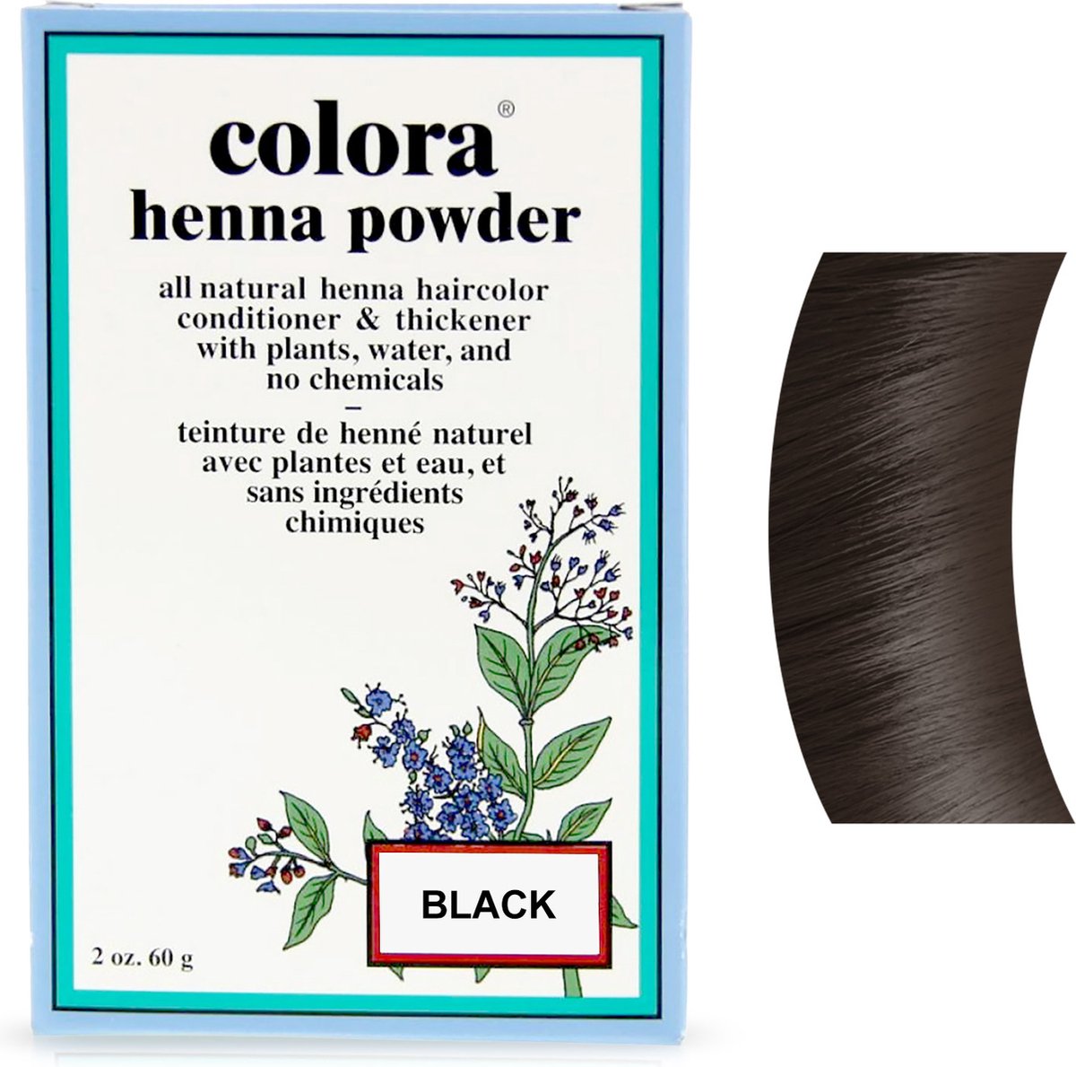 Colora Henna - Kleurpoeder - Black - 60 gr