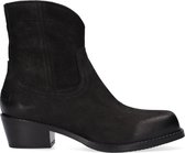 Shabbies 182020342 Enkellaarsjes - Enkelboots met rits - Dames - Zwart - Maat 37