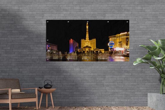 Affiche jardin - Bande lumineuse Las Vegas - 160x80 cm