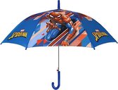 paraplu Spiderman jongens 85 cm fiberglass rood/blauw