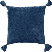 NINO - Kussenhoes van katoen 45x45 cm Insignia Blue - blauw